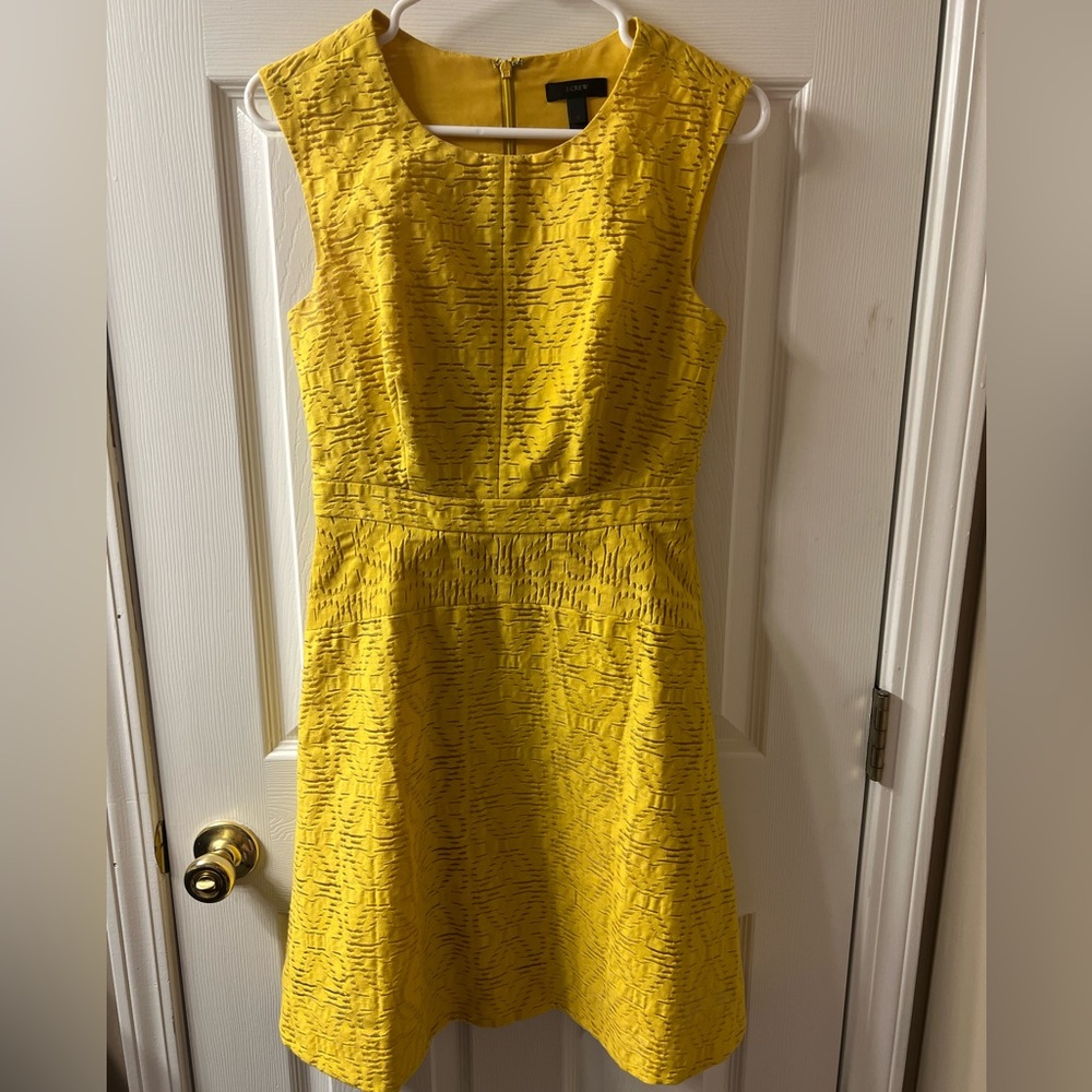 Mustard Yellow J. Crew Size 2 Dress
